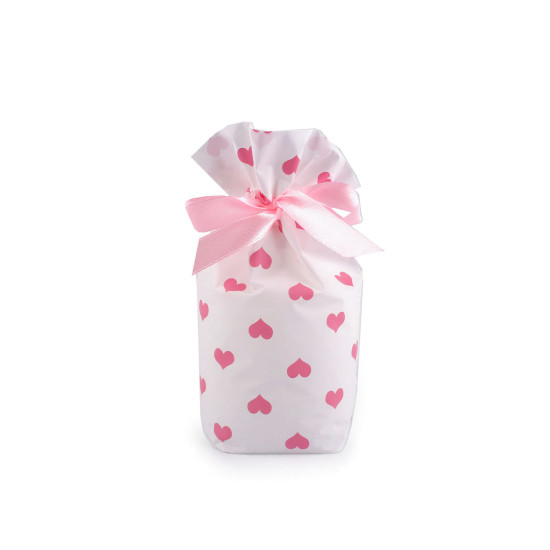 Borsa per alimenti, con nastro, dimensioni: 12 x 17,5 cm - Bianco (5 Pezzi) Borsa per alimenti, con nastro, dimensioni: 12 x 17,5 cm - Bianco (5 Pezzi)