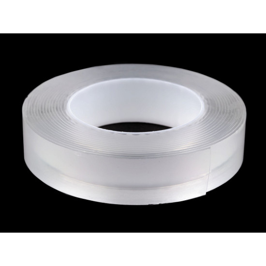 Banda dublu adezivă nano latime 3 cm - Transparent (1 Bucată) Banda dublu adezivă nano latime 3 cm - Transparent (1 Bucată)