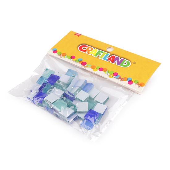 Glass mosaic stones - Violet (1 Bag) Glass mosaic stones - Violet (1 Bag)