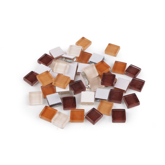 Glass mosaic stones - Violet (1 Bag) Glass mosaic stones - Violet (1 Bag)