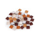Glass mosaic stones - Violet (1 Bag) Glass mosaic stones - Violet (1 Bag)