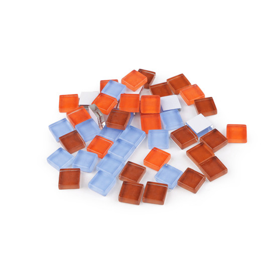 Glass mosaic stones - Violet (1 Bag) Glass mosaic stones - Violet (1 Bag)