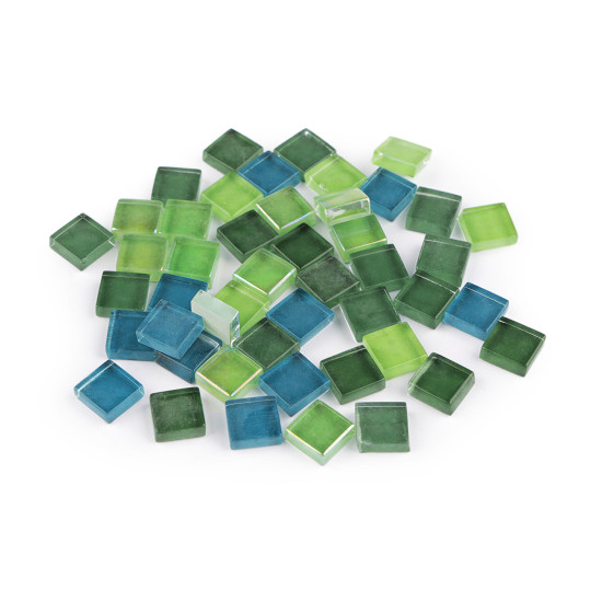 Glass mosaic stones - Violet (1 Bag) Glass mosaic stones - Violet (1 Bag)