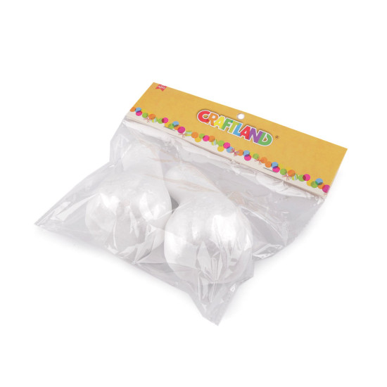 Dynia styropianowa 7x10,5 cm - White (10 Sztuki) Dynia styropianowa 7x10,5 cm - White (10 Sztuki)