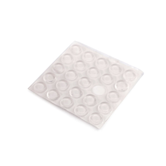Buline autoadezive antiderapante 25 buc ø9 mm - Transparent (1 Card) Buline autoadezive antiderapante 25 buc ø9 mm - Transparent (1 Card)