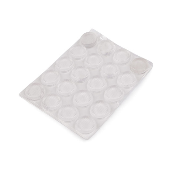 Buline autoadezive antiderapante 20 buc ø15 mm - Transparent (1 Card) Buline autoadezive antiderapante 20 buc ø15 mm - Transparent (1 Card)