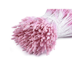Flower pistils dull - Light pink (1 Bunch)