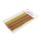 Bețe din lemn colorate, lungime 15 cm - Mix (1 Sac)