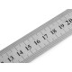 Linijka metalowa długość 30 cm - Nikiel (10 Sztuki) Linijka metalowa długość 30 cm - Nikiel (10 Sztuki)