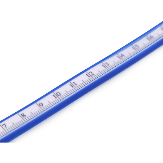 Flexible ruler for drawing / curved ruler, length 50 cm, 60 cm - Blue (1 Piece) Flexible ruler for drawing / curved ruler, length 50 cm, 60 cm - Blue (1 Piece)