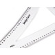 Liniał krawiecki z krzywikiem długość 60 cm - White (3 Sztuki) Liniał krawiecki z krzywikiem długość 60 cm - White (3 Sztuki)