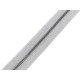 Cerniera continua, in plastica n. 5, metallizzata - Argento (1 Metro)