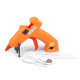Cordless hot glue gun ø7 mm - Orange (1 Piece) Cordless hot glue gun ø7 mm - Orange (1 Piece)