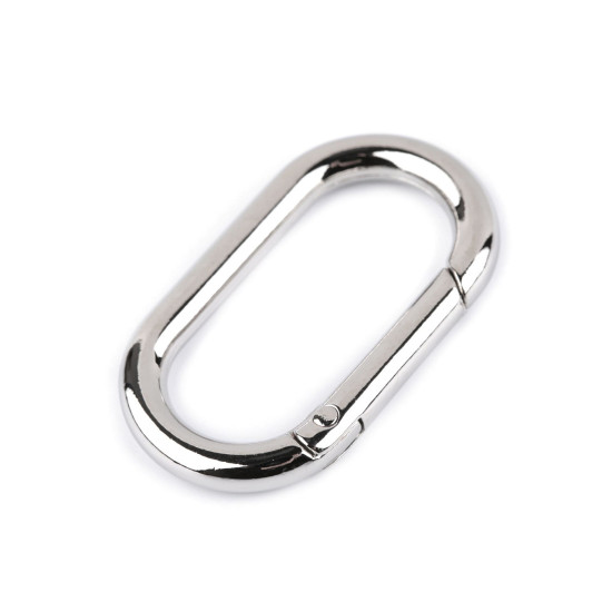 Karabińczyk owalny otwór do przewlekania 34 mm - Różowozłota (1 Sztuka) Karabińczyk owalny otwór do przewlekania 34 mm - Różowozłota (1 Sztuka)