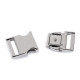 All-metal buckle 25 mm - Nickel (1 Pair)