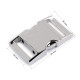 All-metal buckle 25 mm - Nickel (1 Pair)