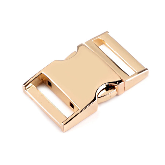 All-metal buckle 25 mm - Nickel (1 Pair)