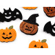 Filcowy mix z brokatem, halloween - Mix (12 Sztuki) Filcowy mix z brokatem, halloween - Mix (12 Sztuki)