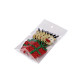 Ozdoby filcowe miks renifer / prezent z brokatem - Mix (100 Sztuki) Ozdoby filcowe miks renifer / prezent z brokatem - Mix (100 Sztuki)