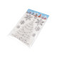 Autocolante de crăciun 3d din plastic cu efect ab - Argintiu (1 Card) Autocolante de crăciun 3d din plastic cu efect ab - Argintiu (1 Card)