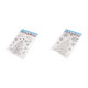 Autocolante de crăciun 3d din plastic cu efect ab - Argintiu (1 Card) Autocolante de crăciun 3d din plastic cu efect ab - Argintiu (1 Card)