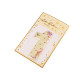 Birthday self-adhesive numbers with moving sequins - Lightbeige (1 Card) Birthday self-adhesive numbers with moving sequins - Lightbeige (1 Card)