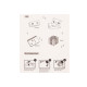 Birthday self-adhesive numbers with moving sequins - Lightbeige (1 Card) Birthday self-adhesive numbers with moving sequins - Lightbeige (1 Card)