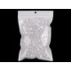 Grip seal bags with hang hole 16x24 cm - White (100 Pieces) Grip seal bags with hang hole 16x24 cm - White (100 Pieces)