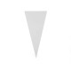 Cellophane bag / cone 17x35 cm - Transparent (20 Pieces)
