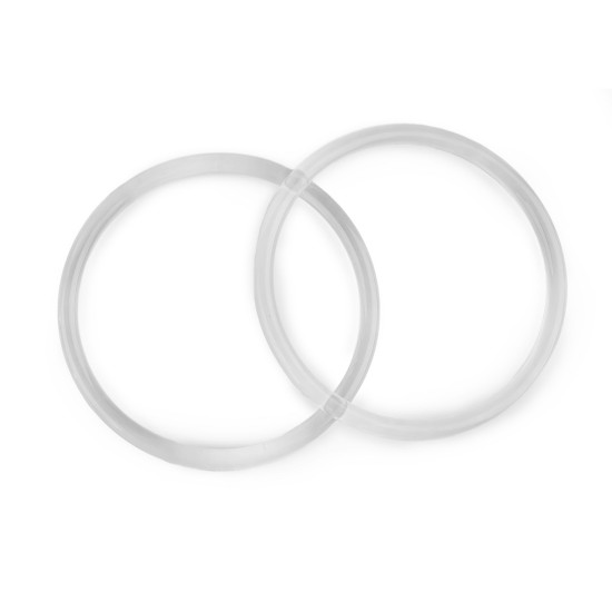 Akrylové uši na tašky, transparent - Transparent (6 Kusy)