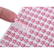 Self-adhesive flower on an adhesive strip ø8 mm - Light pink (1 Card) Self-adhesive flower on an adhesive strip ø8 mm - Light pink (1 Card)