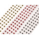 Self-adhesive heart on an adhesive strip ø10 mm - Red pink (1 Card) Self-adhesive heart on an adhesive strip ø10 mm - Red pink (1 Card)
