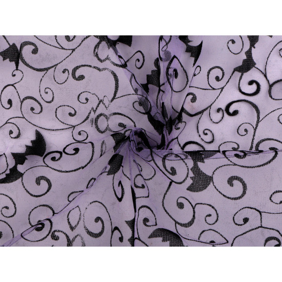 Organza nietoperz - Pomarańczowy (1 Metr)