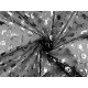 Organza halloween / czarownice - Czarny (10 Metry)