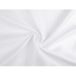Tkanina poliestrowa prążkowana - White (1 Metr)