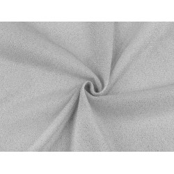 Tissu en maille avec lurex - Argent (1 Mètre)