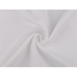 Tissu de confection structuré pour costumes - Blanc (1 Mètre)