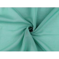 Chiffon glatt - Salbeigrün dunkel (1 Meter)