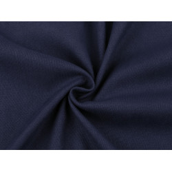 Dressmaking fabric with twill weave - Blue dark (1 Meter)