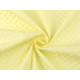 Polyester windbreaker fabric 3d cubes - Creamy light (1 Meter)