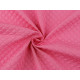 Polyester windbreaker fabric 3d cubes - Creamy light (1 Meter)