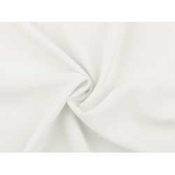 Tkanina sukienkowa ze splotem diagonalnym - Off white (1 Metr)