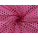 Decorative lurex tulle with sequins - Pink (1 Meter)
