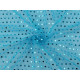 Decorative lurex tulle with sequins - Pink (1 Meter)