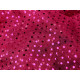 Decorative lurex tulle with sequins - Pink (1 Meter)