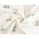 Mušelín / podwójna gaza polne rośliny - Off white (1 Metr) Mušelín / podwójna gaza polne rośliny - Off white (1 Metr)