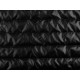 Quilted / padded polyester fabric with stripes 4.5 cm - Dark green (1 Meter) Quilted / padded polyester fabric with stripes 4.5 cm - Dark green (1 Meter)