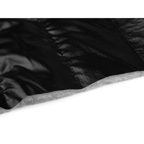 Quilted / padded polyester fabric with stripes 4.5 cm - Dark green (1 Meter) Quilted / padded polyester fabric with stripes 4.5 cm - Dark green (1 Meter)