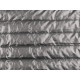 Quilted / padded polyester fabric with stripes 4.5 cm - Dark green (1 Meter) Quilted / padded polyester fabric with stripes 4.5 cm - Dark green (1 Meter)