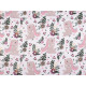 Cotton cloth / muslin fabric, rabbit - White (1 Meter)
